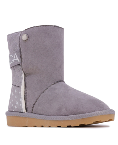 Shop Nautica Little Girls Small Pond Boots In Purple