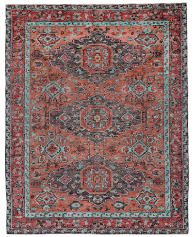 Simply Woven Piraj R6452 Rust 2' X 3' Area Rug In Rust