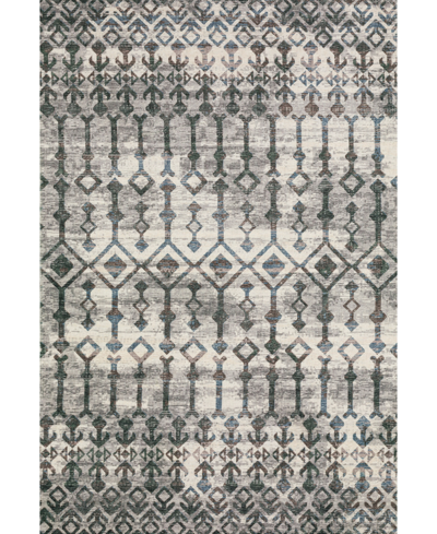 D Style Brisbane Br8 3' X 5' Area Rug In Silver-tone
