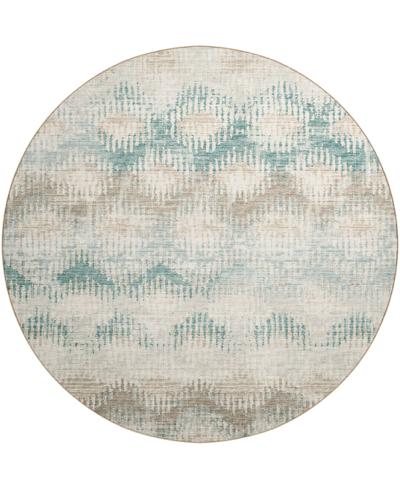 D Style Brisbane Br9 8' X 8' Round Area Rug In Multi