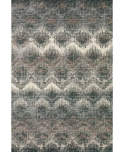 D Style Brisbane Washable Br9 3' X 5' Area Rug In Midnight