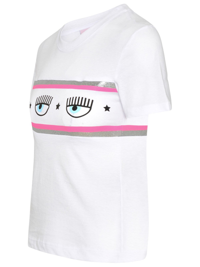 Shop Chiara Ferragni White Cotton T-shirt