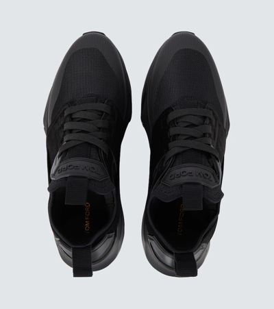 Tom Ford A Pair Of Low-cut Casual Shoes In Full Black