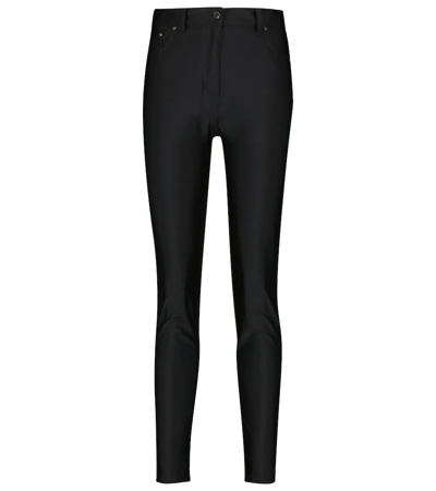 Shop Tom Ford High-rise Skinny-fit Pants In Black