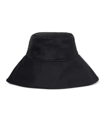 Shop Max Mara Fulmine Nylon Bucket Hat In Nero