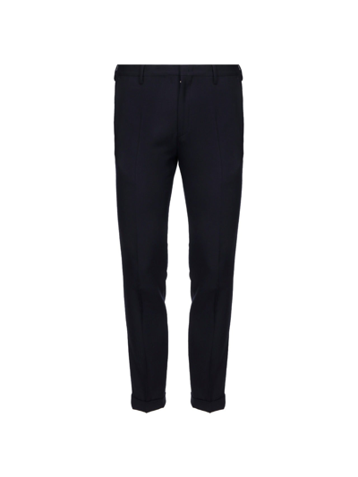 Shop Paul Smith Straight Leg Tailored Trousers In Blue
