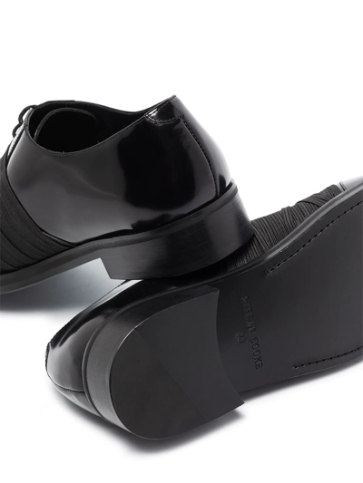 Shop Stefan Cooke Strap-embellished Derby Shoes In Schwarz