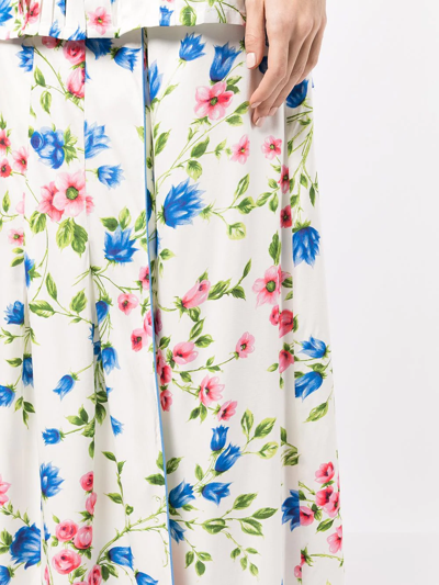 Shop Alice Mccall Tea House Midi Skirt In Weiss