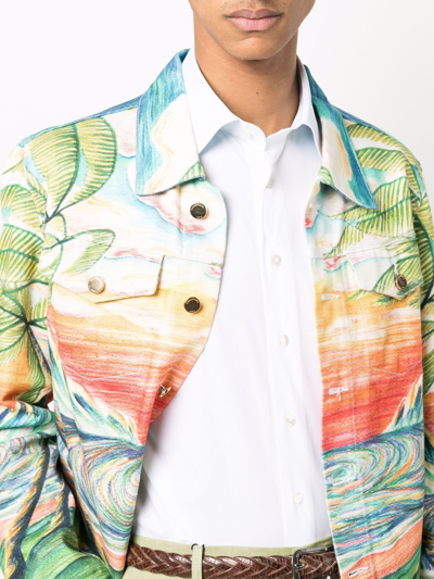 Etro Crisp White Long Sleeve Button-down Shirt In White