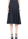 VIONNET Vionnet Women’S Pleated Wool Skirt From Pre Aw15 In Black