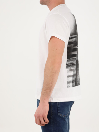 Shop A-cold-wall* Print White T-shirt