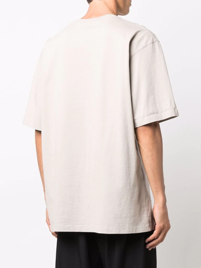Shop Heron Preston Abstract-print T-shirt In Grey