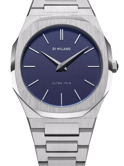 Shop D1 Milano Ultra Thin 38mm In Blue