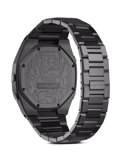 Shop D1 Milano Module 1385 40.5mm In Black