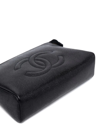 CHANEL Pre-Owned CC logo-embossed Clutch Bag - Farfetch