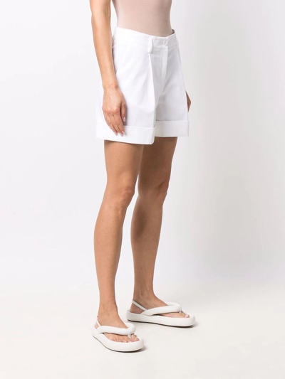 P.a.r.o.s.h P. A.r. O.s. H. Woman Shorts & Bermuda Shorts White Size Xs Polyester, Elastane In White