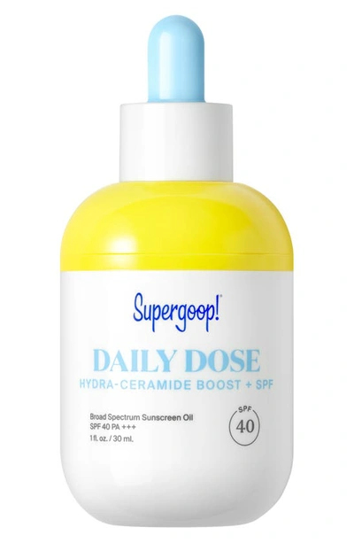 Shop Supergoopr Supergoop! Daily Dose Hydra-ceramide Booster Spf 40 Sunscreen Face Oil