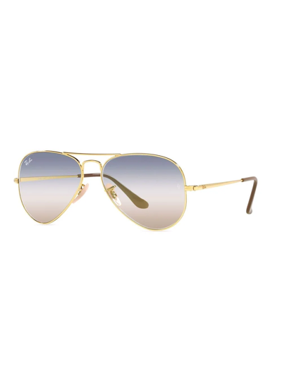Ray Ban Rb3689 Bi-gradient Sunglasses Arista Frame Blue Lenses 55-14 In Blue