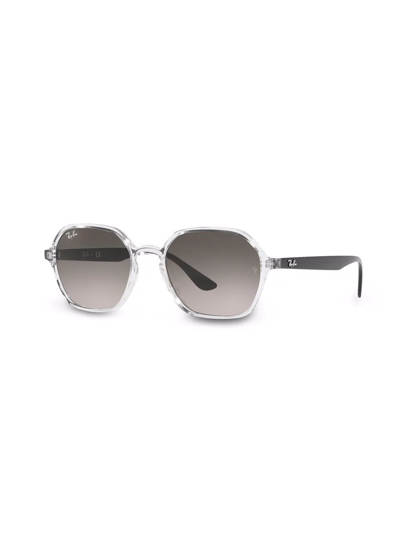 Ray Ban Geometric-frame Sunglasses In Grau