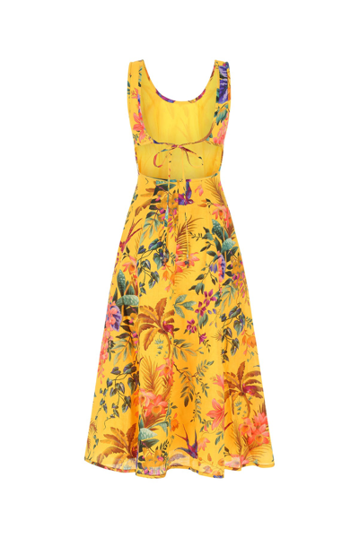 Shop Zimmermann Printed Linen Tropicana Dress Nd  Donna 2