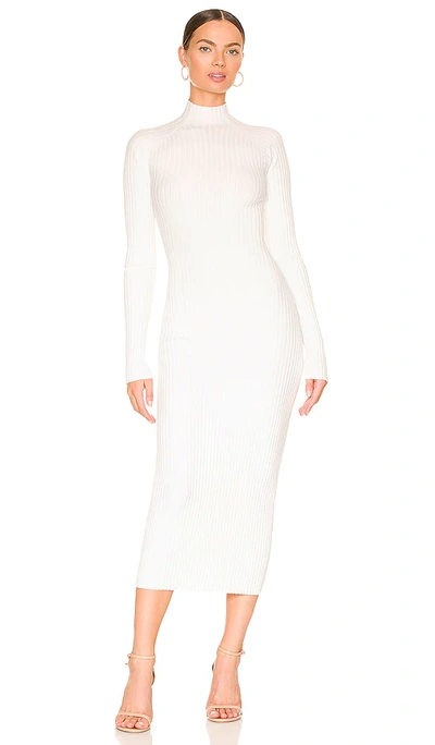 Shop Dion Lee Figure 8 Reversible Dress In Ivory