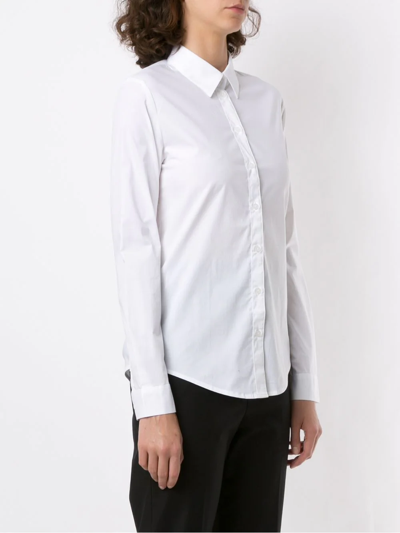 Shop Armani Exchange Slim-fit Shirt In White