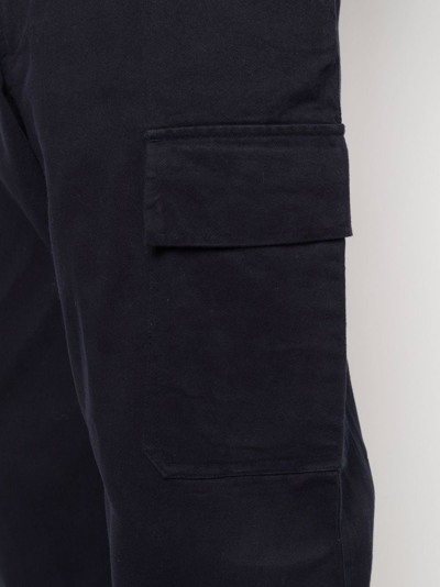 Universal Works Drawstring Straight-leg Trousers In Blue