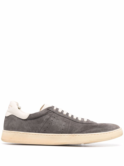 Shop Officine Creative Low-top Lace-up Sneakers In Grey