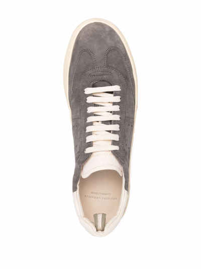 Shop Officine Creative Low-top Lace-up Sneakers In Grey
