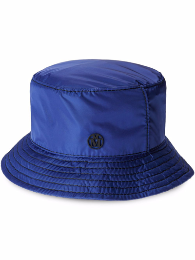Shop Maison Michel Jason Bucket Hat In Blue