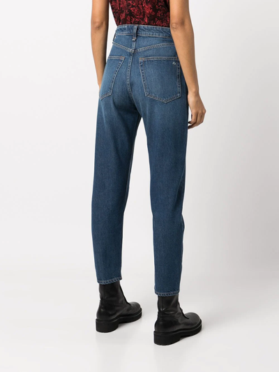Shop Rag & Bone Ryan High-waist Jeans In Blue