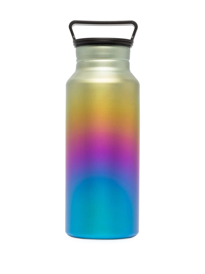 Shop Snow Peak Aurora Titanium Rainbow 800ml Bottle In Multicolour
