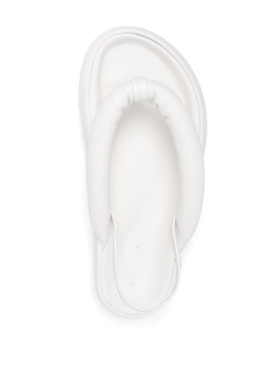 Shop Isabel Marant Platform-sole Slingback Sandals In White
