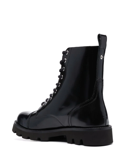 Shop Diesel D-konba Lace-up Boots In Black