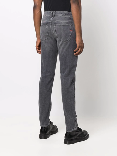 Shop Diesel Sleenker Slim-fit Jeans In Grey