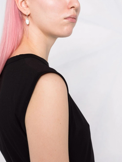 Loulou Studio Cap Sleeve T-shirt In Black