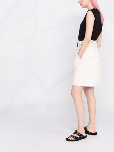 Loulou Studio Cap Sleeve T-shirt In Black