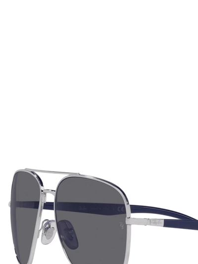 Ray Ban Square-frame Aviator Sunglasses In Grey