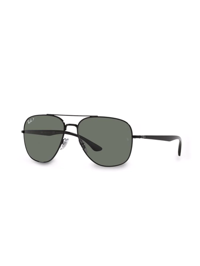 Ray Ban Square-frame Aviator Sunglasses In Grey