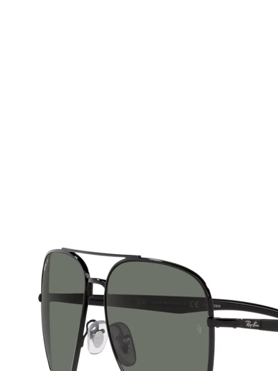 Ray Ban Square-frame Aviator Sunglasses In Grey