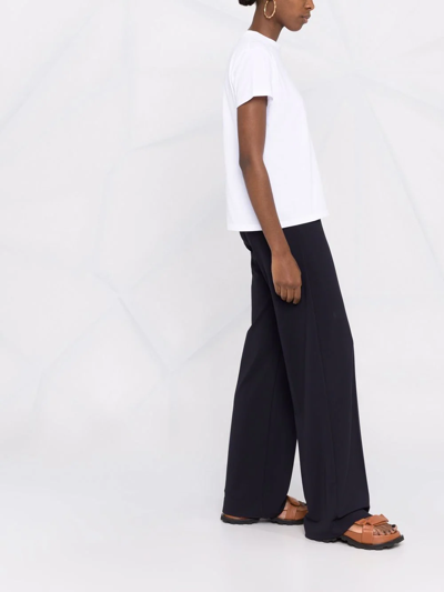 Fabiana Filippi Bead-detail Pocket T-shirt In White