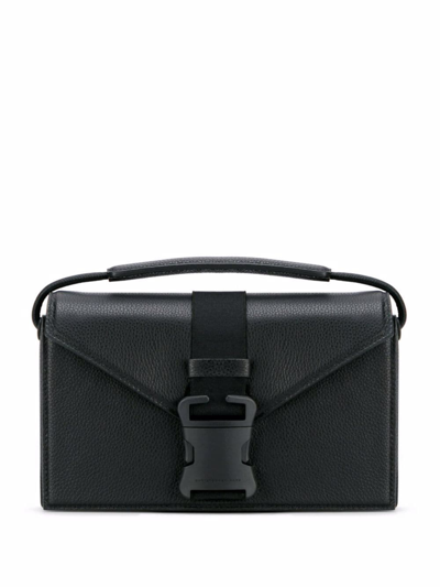 Shop Christopher Kane Dna Devine Shoulder Bag In Black