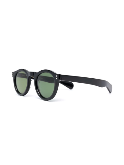 Epos Argos Round-frame Sunglasses In Black