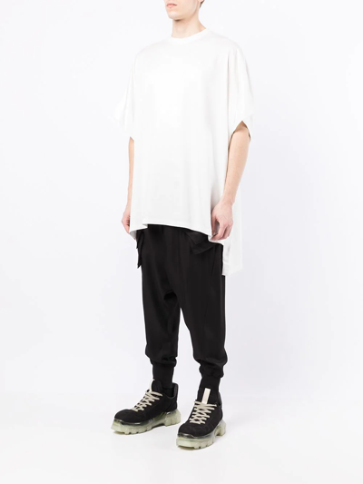 Shop Julius Deconstructed Oversized T-shirt In White