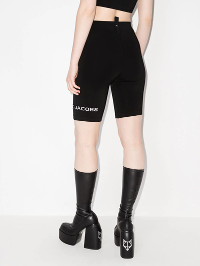 Shop Marc Jacobs The Sport Cycling Shorts In Black