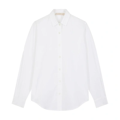 Shop Vanessa Bruno Helianne Oversize Shirt In Blanc