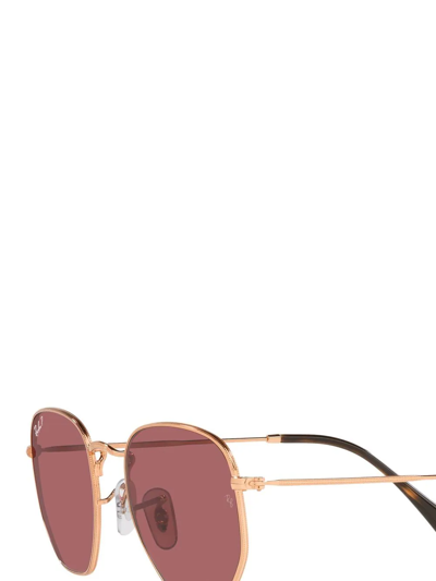 Ray Ban Geometric-frame Sunglasses In Rosa