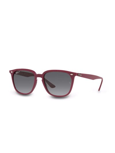 Shop Ray Ban Square-frame Sunglasses In Schwarz