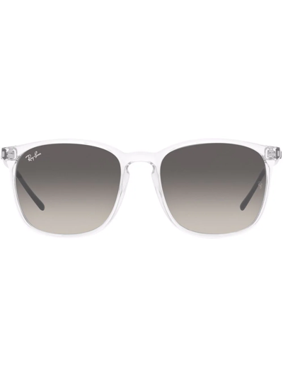 Shop Ray Ban Square-frame Sunglasses In Grau