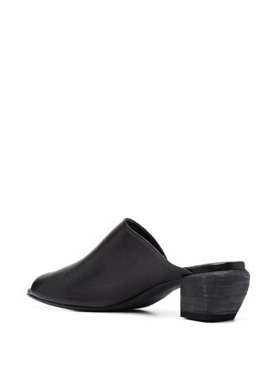 Shop Officine Creative Open-toe Leather Sandals In Schwarz